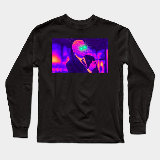 Dark Brandon Throwing Finger Guns Long Sleeve T-Shirt by GrellenDraws